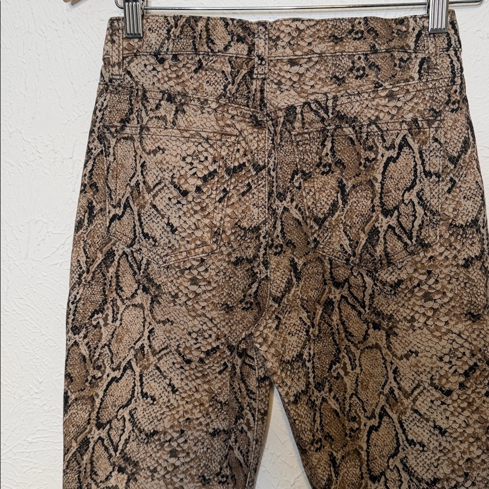 Reformation Peyton Snake High Rise Bootcut Jeans size 25 - Picture 8 of 14
